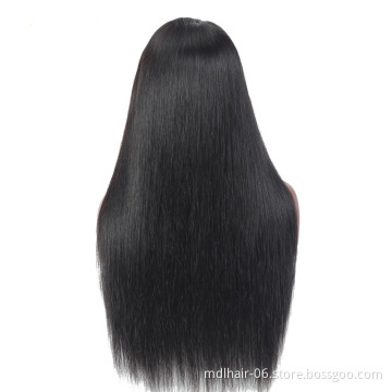 13x4 13x6 360 Lace Frontal Wigs Brazilian Straight Human Hair Wigs 150% 180% Human Hair Lace Wig For Black Woman